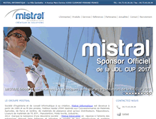 Tablet Screenshot of mistral-informatique.com